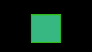 Siyah arkaplan üzerinde işaretlenmiş yeşil düz tasarım takvim simgesi.