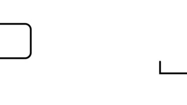 Siyah ve beyaz sohbet baloncuğu simgeleri beyaz arkaplanda canlandırıldı.