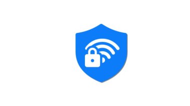 Beyaz arkaplanda VPN güvenlik simgesi canlandırıldı.