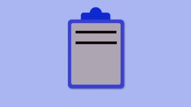 Beyaz arkaplan üzerinde kontrol işaretleri olan bir panonun simgesi.