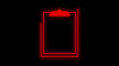 Kalp atışı simgesi siyah arkaplanda canlandırıldı.