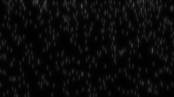 Абстрактний Чорний Фон Тонкою Текстурою Дощу Анімований Ідеально Підходить Накладання — стокове відео