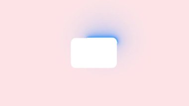 beyaz arkaplanda video oynatma simgesi canlandırıldı.