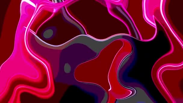 Fond Liquide Coloré Animé — Video