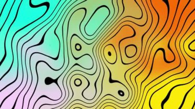 Renkli sıvı arkaplan canlandırması.