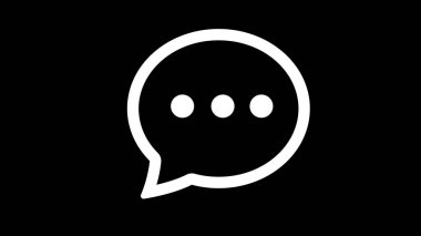 Siyah ekranda beyaz renk masaj simgesi.