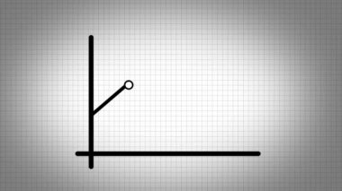 Izgara arka planında veri noktaları olan basit bir çizgi grafiği.