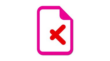 Bir belge simgesi içinde Kızıl Haç sembolü.