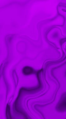 Soyut mor renkli canlandırılmış sıvı arka plan dikey video.