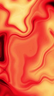 Açık turuncu renkli dikey modern sıvı dalga arkaplan videosu.