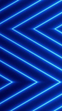 Soyut mavi üç boyutlu döngü animasyonu. Geleceksel arkaplan.