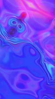 Soyut mavi ve pembe su rengi sıvı animasyon arka plan videosu.