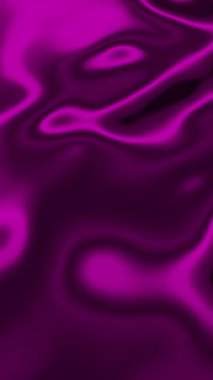 Sıvı dalgalı mor renkli arka plan animasyon videosu. 3D sıvı soyut video.