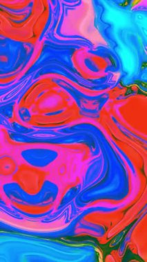 Yüksek teknoloji dijital renkli dikey sıvı dalgalar. Yumuşak hareket arkaplanı.