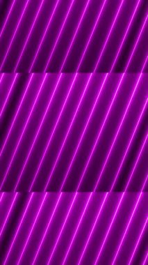 Modern neon enerji akışı. Canlı mor animasyon.