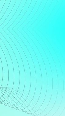 Açık gökyüzü mavisi, cyan çizgileri arkaplan canlandırmalı stok videosu.
