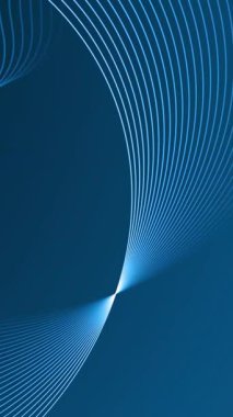 Neon çizgileri canlandırılmış video ile canlandırılmış mavi arkaplan.