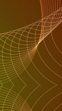 Basit ve Zarif Turuncu renk çizgileri geometrik döngü tablosu canlandırması.