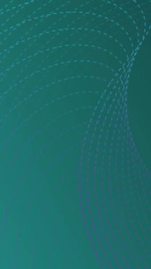 Soyut eğri çizgi hareket arkaplanı, soyut geometrik basit çizgi döndürme illüstrasyon videosu.