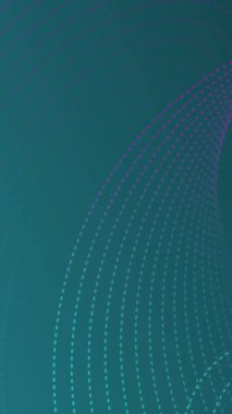 Soyut eğri çizgi hareket arkaplanı, soyut geometrik basit çizgi döndürme illüstrasyon videosu.