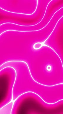 Mobil video için yuvarlak parlayan çizgiler hareket arkaplanı