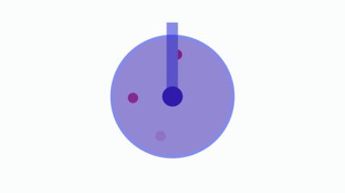 HD animasyonunda radar ekranında parlayan tarama ışını hareket ediyor.