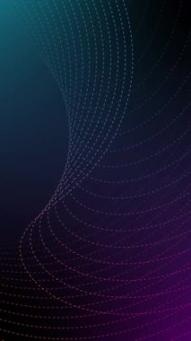 Mobil video ekranı için canlı parlayan çizgiler canlandırmasıName