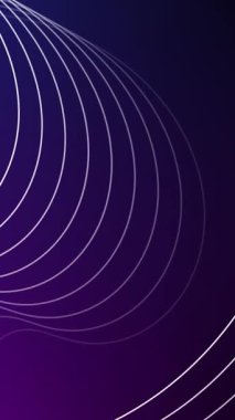 Mobil görüntü için dinamik neon parlayan hareket çizgileri