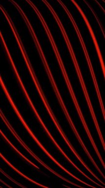 Renk değişiminin soyut kurdeleleri yavaş çekimde havada asılı kalır ve dalgalanır, parlak kenarları ve yumuşak derinliği fütüristik 3 boyutlu ayarlarda oluşturulur.