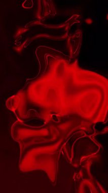 Soyut parlak, parlak sıvı dalga. Teknoloji görselleri ve yaratıcı animasyonlar için parıldayan dalgalarla gelecekteki dijital arkaplan bükme.