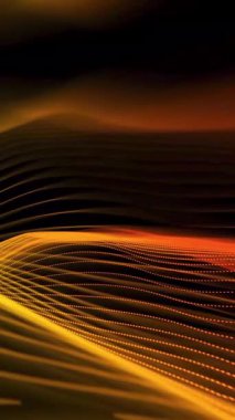 Renkli dalgalı çizgi hareket arkaplanı. Modern dijital görseller ve sunumlar için teknoloji esinlenilmiş soyut akış çizgileri.