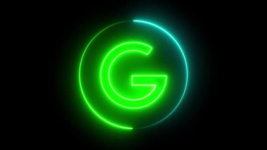 Gıcır gıcır açık yeşil neonla parlayan 
