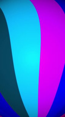 Kusursuz soyut animasyon, dönen bir küre, dönen gökkuşağı renkleri, dijital sanat, hareket tasarım projeleri ve modern görsel hikaye anlatımı için mükemmel..