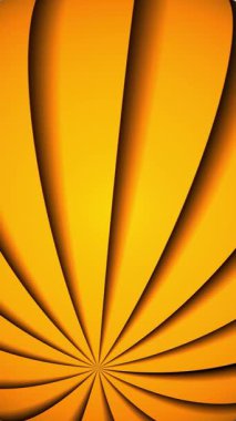 Pürüzsüz dönen turuncu küre soyut tarzda kıvrımlı çizgiler, hareket tasarım makaraları, dijital sanat arkaplanları ve yüksek teknolojili görsel projeler için harika..