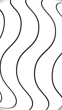 Karanlık bir zemin üzerinde akan renkli dalga çizgilerinin canlı dikey animasyonu, soyut video arkaplanları, teknolojik hareket görselleri ve yaratıcı tasarım projeleri için ideal.