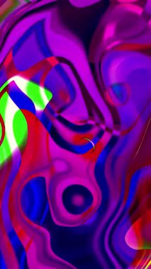 Yumuşak hareket arkaplan efektli renkli sıvı soyut animasyon, modern tasarımda stil sahibi dijital içerik, minimalist estetik veya video geçmişleri için idealdir..