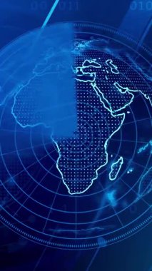 Teknoloji, ışıldayan gövde elementleri, dönen tarayıcı hatları ve titreşen ışık noktalarıyla radar animasyonuna ilham verdi. Bilim kurgu videoları, izleme ekranları ya da teknoloji geçmişi için ideal..