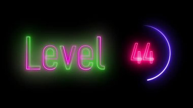 Yaratıcı markalaşma, oyun temaları ve sanal görüntüler için parlak neon daire çerçeve 44 yüksek etkili ışık tasarımı.