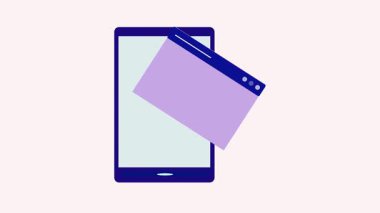 Akıllı telefonlu dijital ödeme konsepti bir kontrol işareti ve kredi kartı sergiliyor, modern, minimalist bir tasarım ile işlemler kolaylığını temsil ediyor.