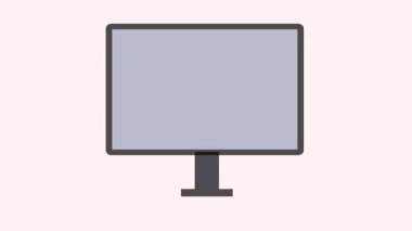 Çevrimiçi iş ödemeleri e-ticaret işlemlerini, faturalandırmayı ve dijital finansmanı temsil etmek için mükemmel olan çevrimiçi iş ödemelerini gösteren bilgisayar monitörü illüstrasyonu.