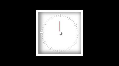 Siyah arka plan üzerine kurulmuş basit ama zarif bir duvar saatinin estetik görüntüsü. Meditasyon, ambiyans ya da iç tasarım fikirleri için harika..