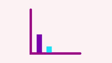 Yükselen ok ve para ile hareketli grafik. İş büyümesini, stratejik başarıyı ve hareket grafikleri yoluyla mali ilerlemeyi simgeliyor.