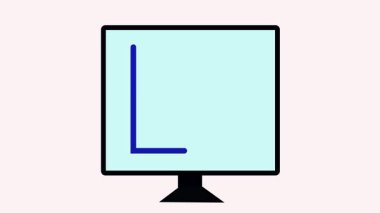Bilgisayar ekranında dolar bozukluğuyla istatistik çubukları. Mali büyüme, veri analizi ve iş performansını resmetmek için yaratıcı animasyon.