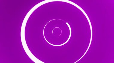 Mor çizgiler dönüş animasyonu. Görsel efektler için hipnotik kusursuz döngü, tekno-esinlenilmiş hareket grafikleri, ve yaratıcı video arkaplanları.