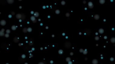 Büyüleyici parlayan parçacık hareketi. Videolar, ekran koruyucular ve yaratıcı görsel projelerde soyut canlandırılmış arkaplan.