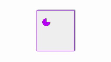 Metin etiketli animasyon pasta grafiği bilgileri ve iş raporları, sunumlar veya veri görselleştirmesi için mükemmel geçişler.