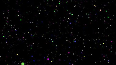 Bilim-kurgu hareket grafikleri, uzay örtüleri veya vfx arkaplanları için mükemmel alfa kanalı ile uzayda seyahat etmek.