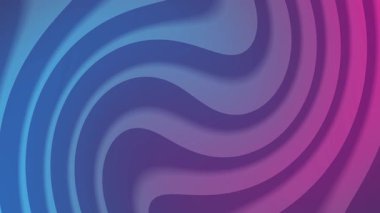 Canlandırılmış geometrik çizgiler pürüzsüz dalga desenleri yaratıyor. Dijital tasarım, teknolojik temalar veya görsel efektler için modern soyut animasyon.