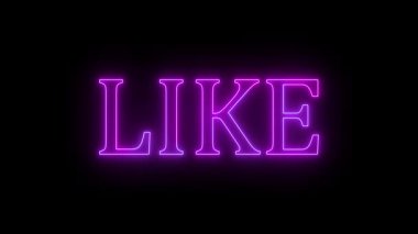 Instagram hikayeleri, makaraları ve video kaplamaları için ideal, parlak hareketli grafikleri olan koyu ekran üzerindeki ileti gibi canlandırılmış.
