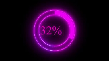 Yazılım güncellemeleri, ekran yükleme ve ui elementleri için mükemmel olan koyu arkaplan üzerindeki modern 0-100 sayım animasyonu. Dijital projeler ve teknolojik videolar için siyah ekranda düzgün bir sayım hareketi ile yüzde 100 oranında animasyon yüzdesi sayacı.